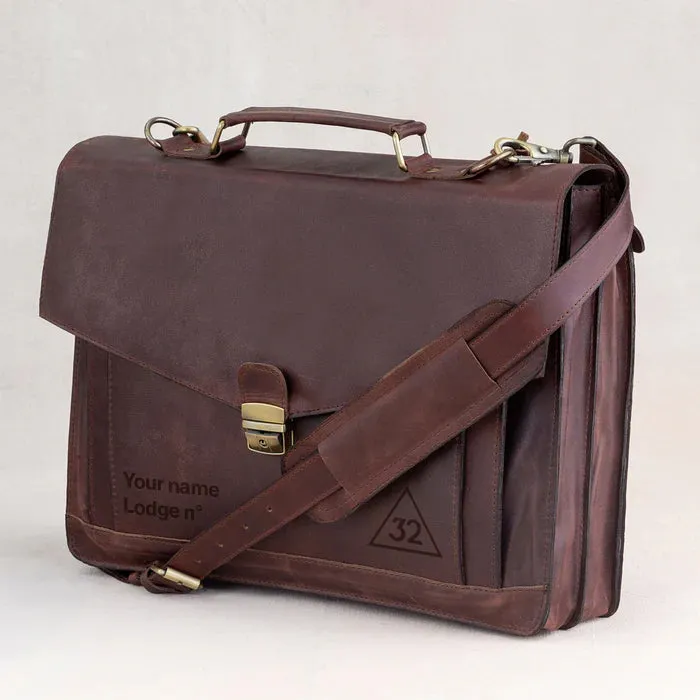 32nd Degree Scottish Rite Briefcase - Various Sizes