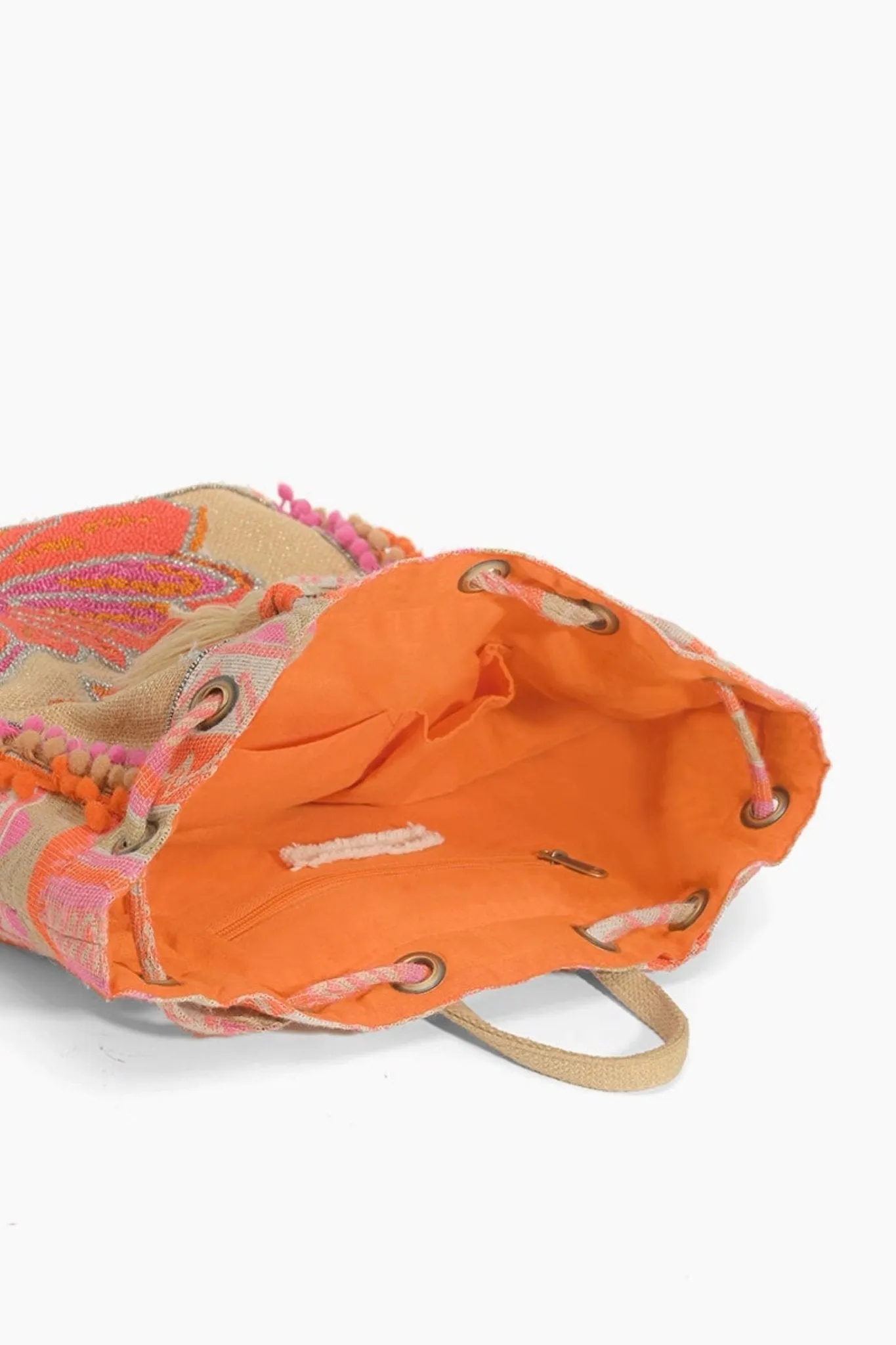 AB22491 Analisa Poppy Floral Beaded Backpack