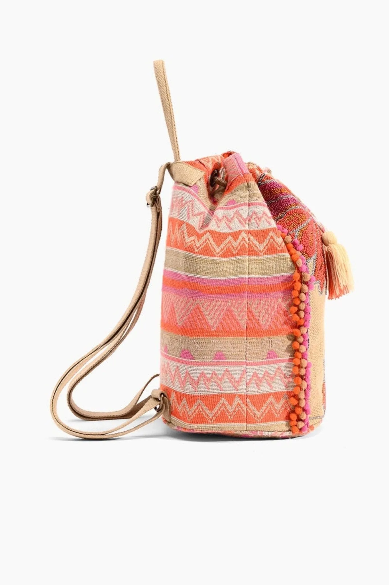 AB22491 Analisa Poppy Floral Beaded Backpack