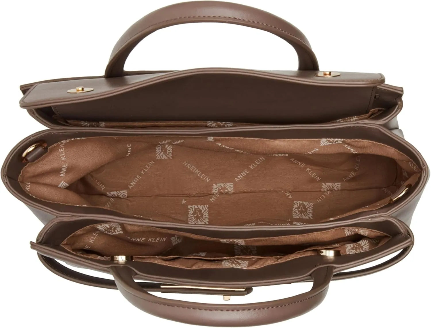 Anne Klein Triple Satchel with Detachable Strap