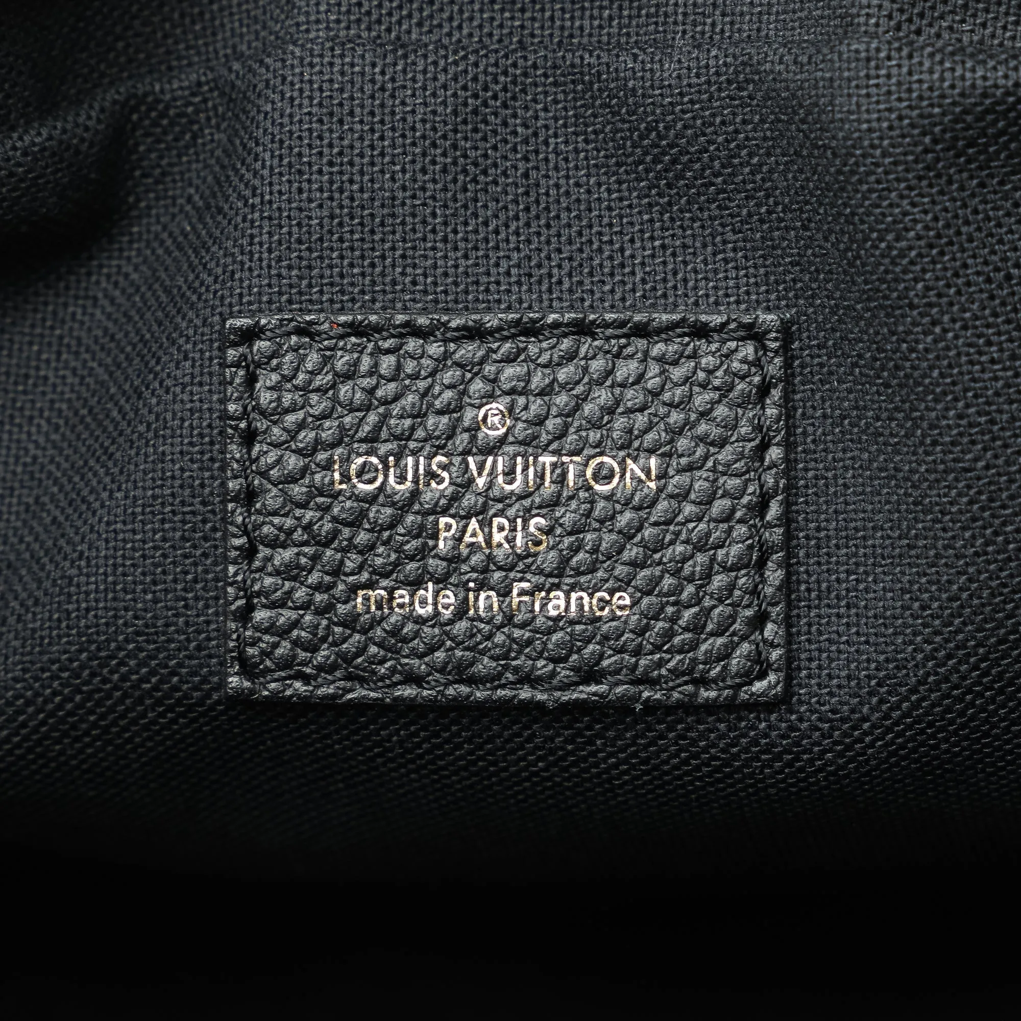 Black Louis Vuitton Monogram Empreinte Vosges MM Satchel