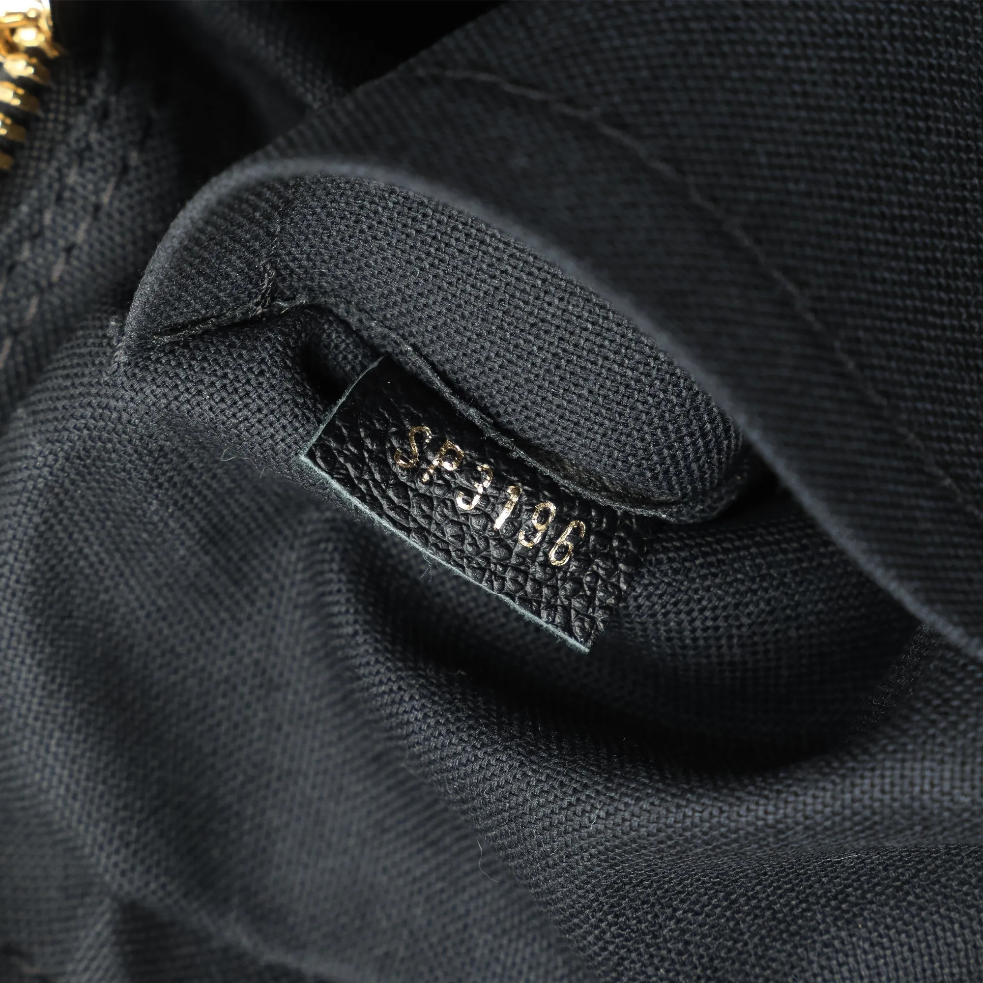Black Louis Vuitton Monogram Empreinte Vosges MM Satchel
