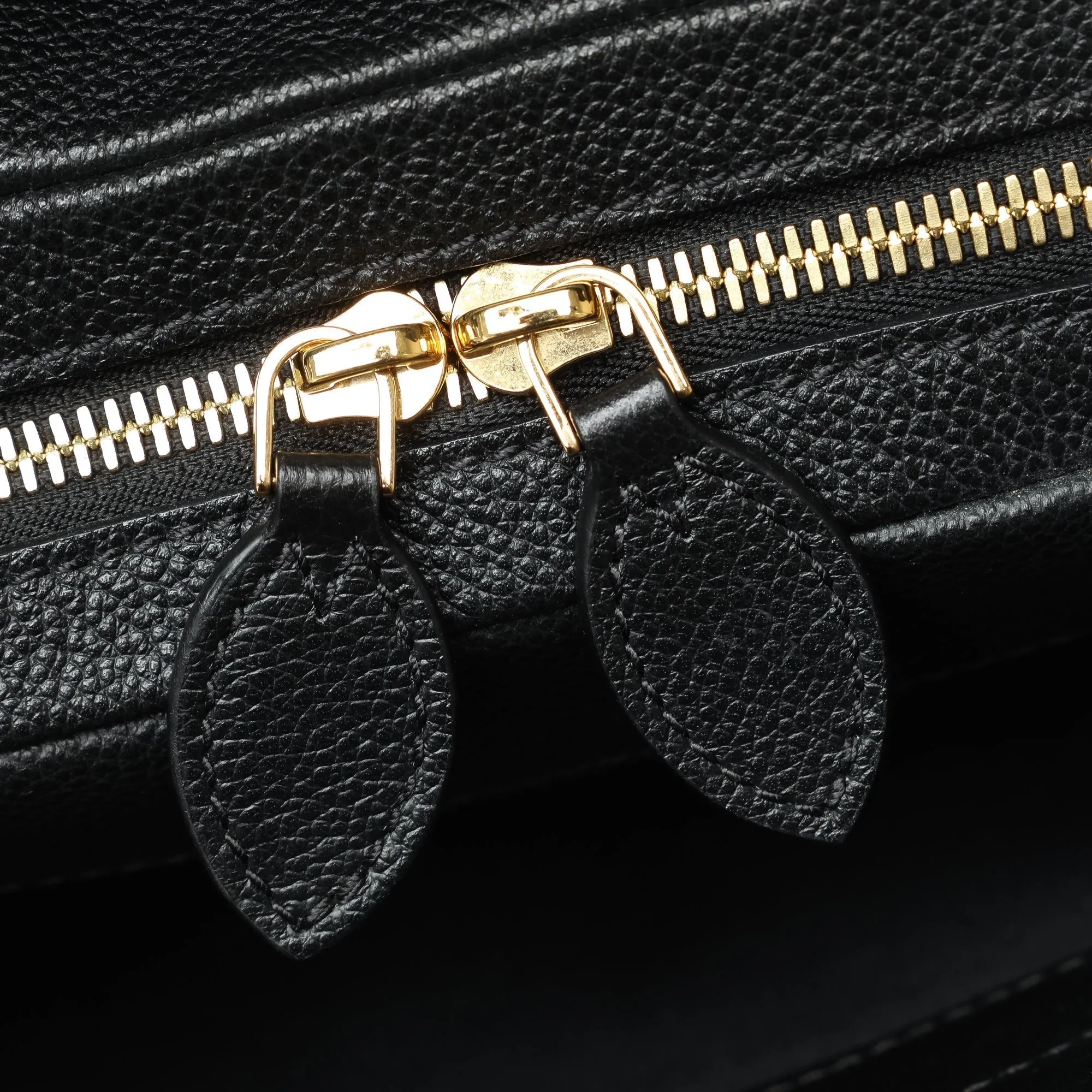Black Louis Vuitton Monogram Empreinte Vosges MM Satchel