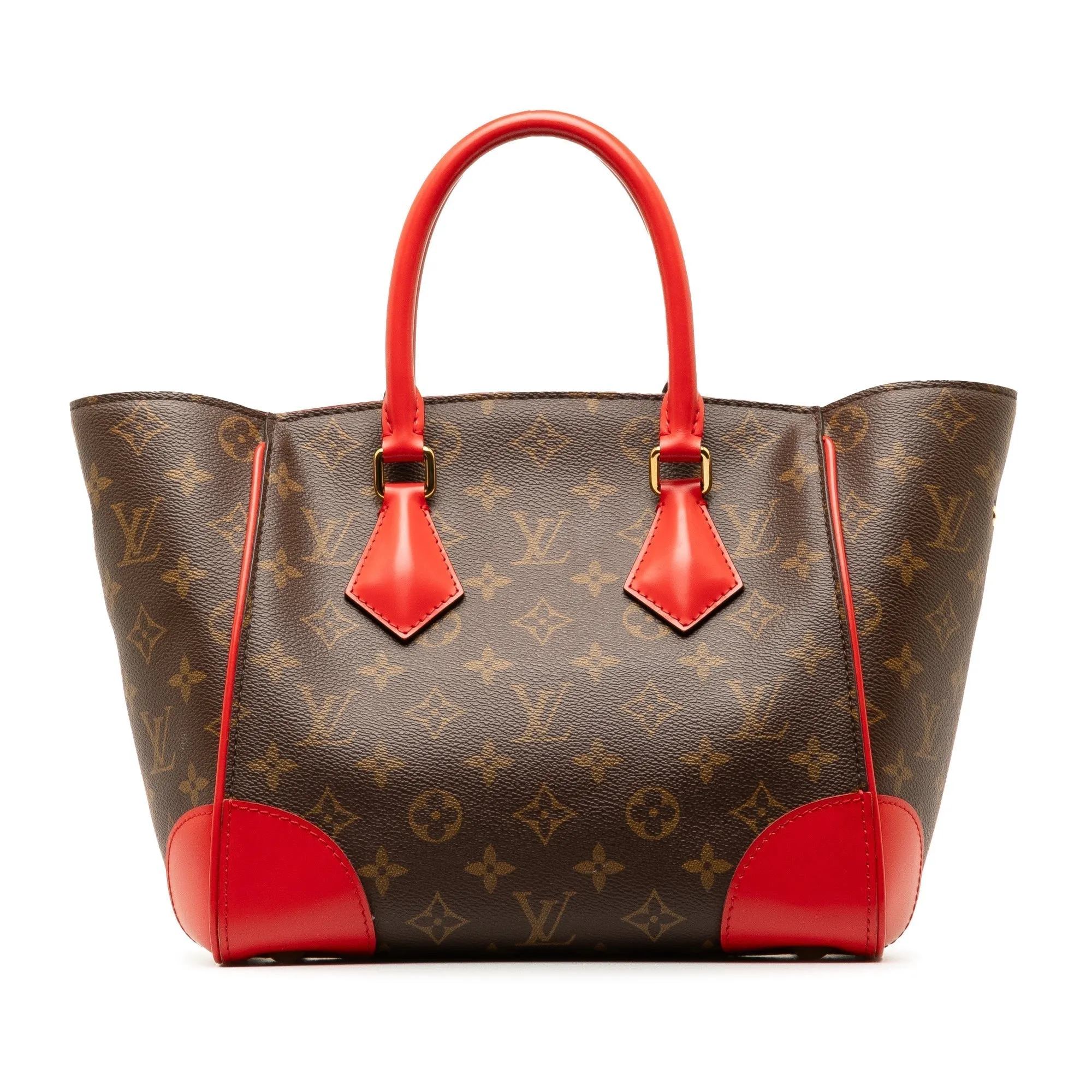 Brown Louis Vuitton Monogram Phenix PM Satchel