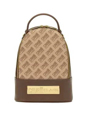 Cavalli Class CAPRERA Khaki Small Fashion Backpack