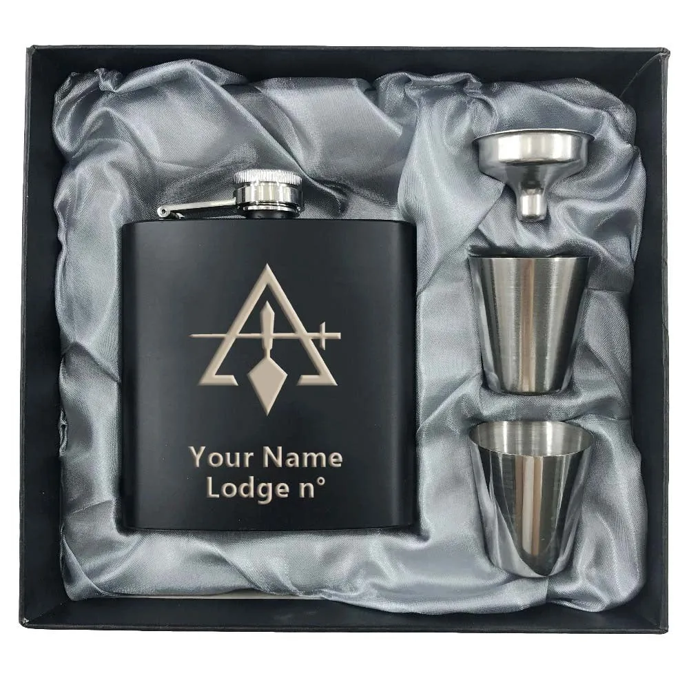Council Flask -2 Shot Glasses & Funnel