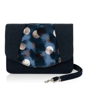 Dublin Bag Navy Matches Seren Booties by Ruby Shoo