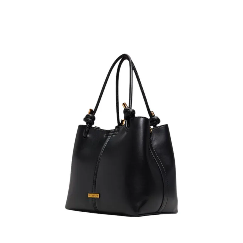 EVIELILY SATCHEL - BLACK OVERFLOW
