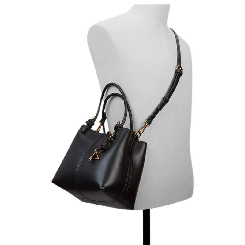 EVIELILY SATCHEL - BLACK OVERFLOW