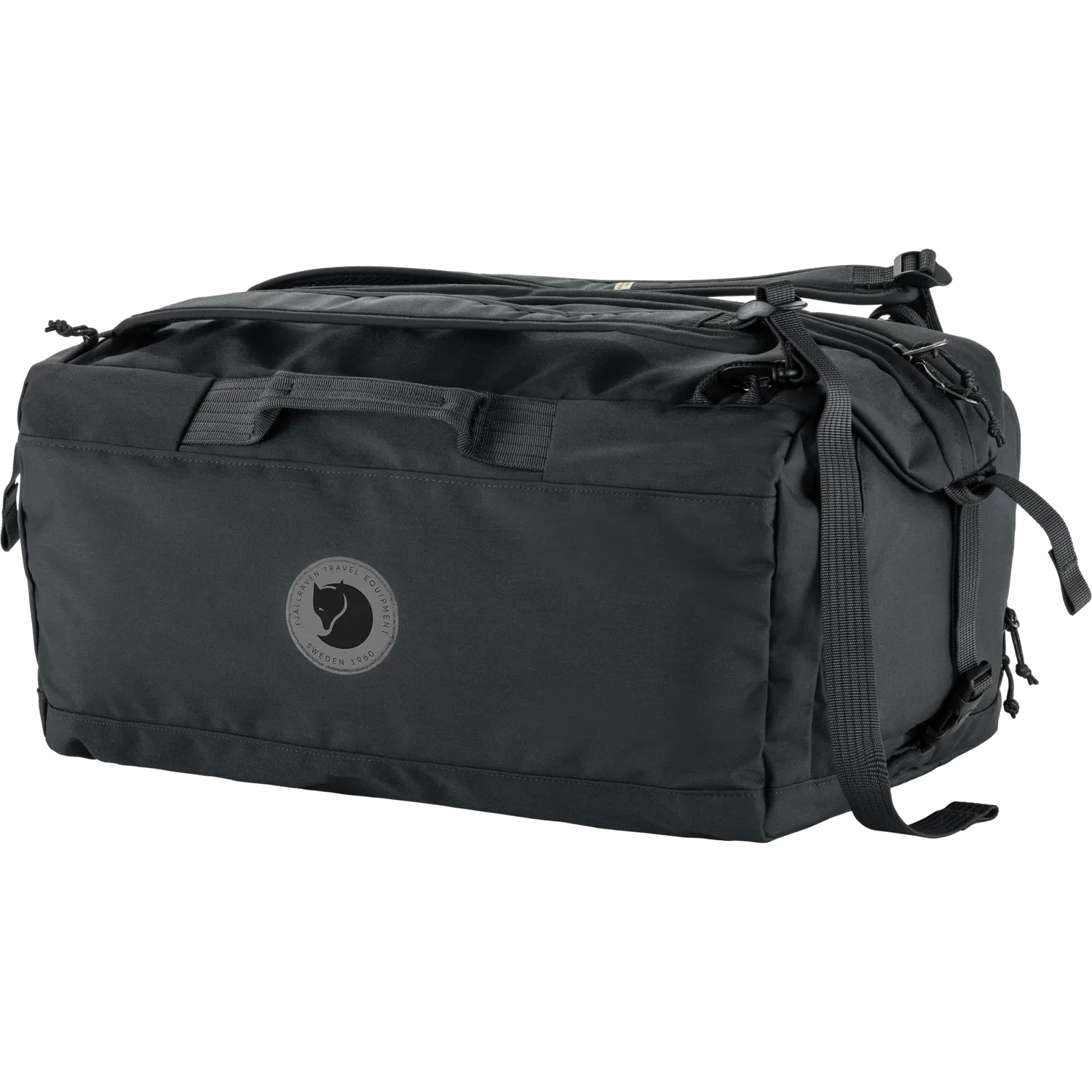 Fjällräven Färden Duffel 50 Coal Black | Buy Fjällräven Färden Duffel 50 Coal Black here | Outnorth