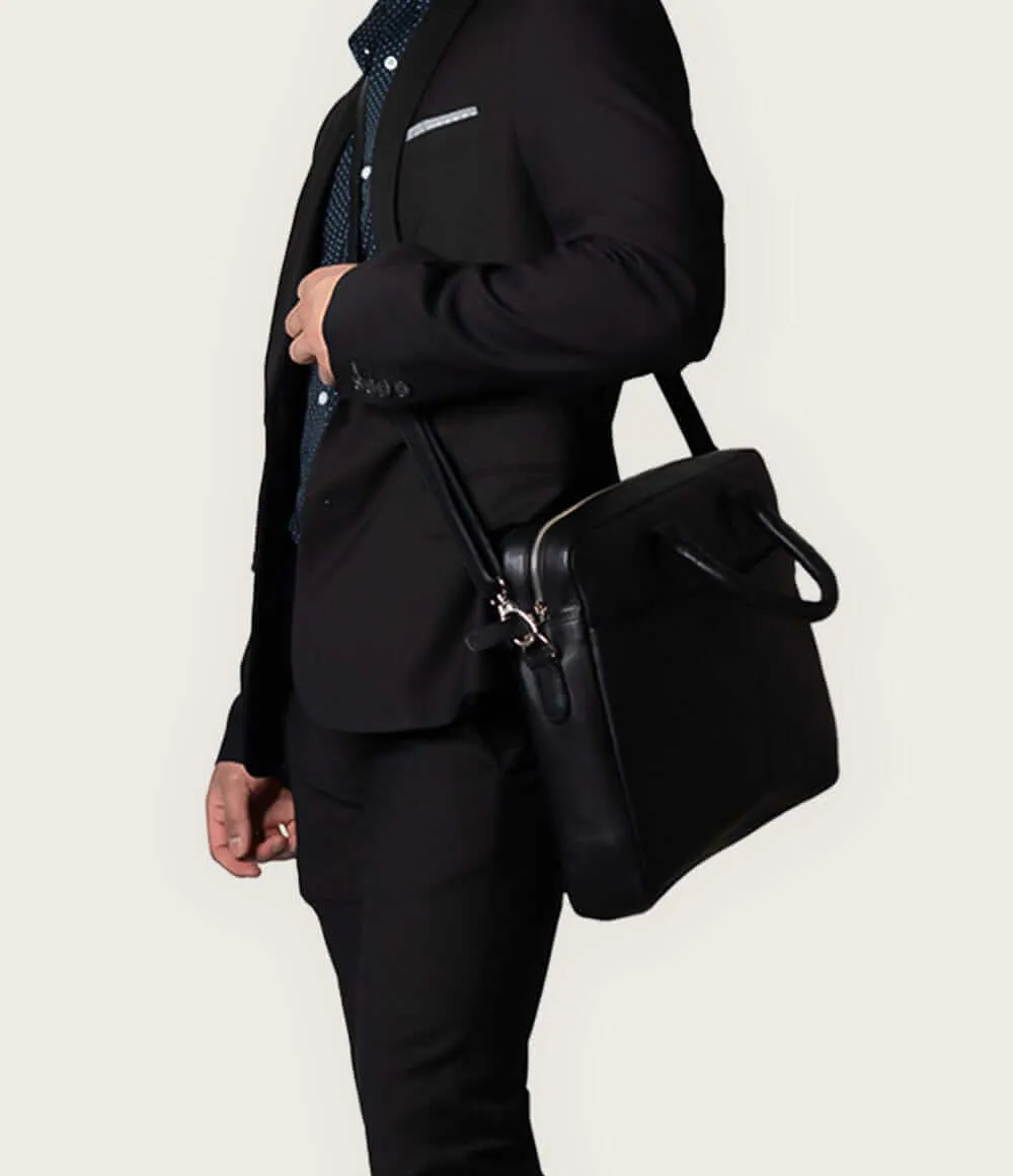 Ivan Leather Laptop Briefcase