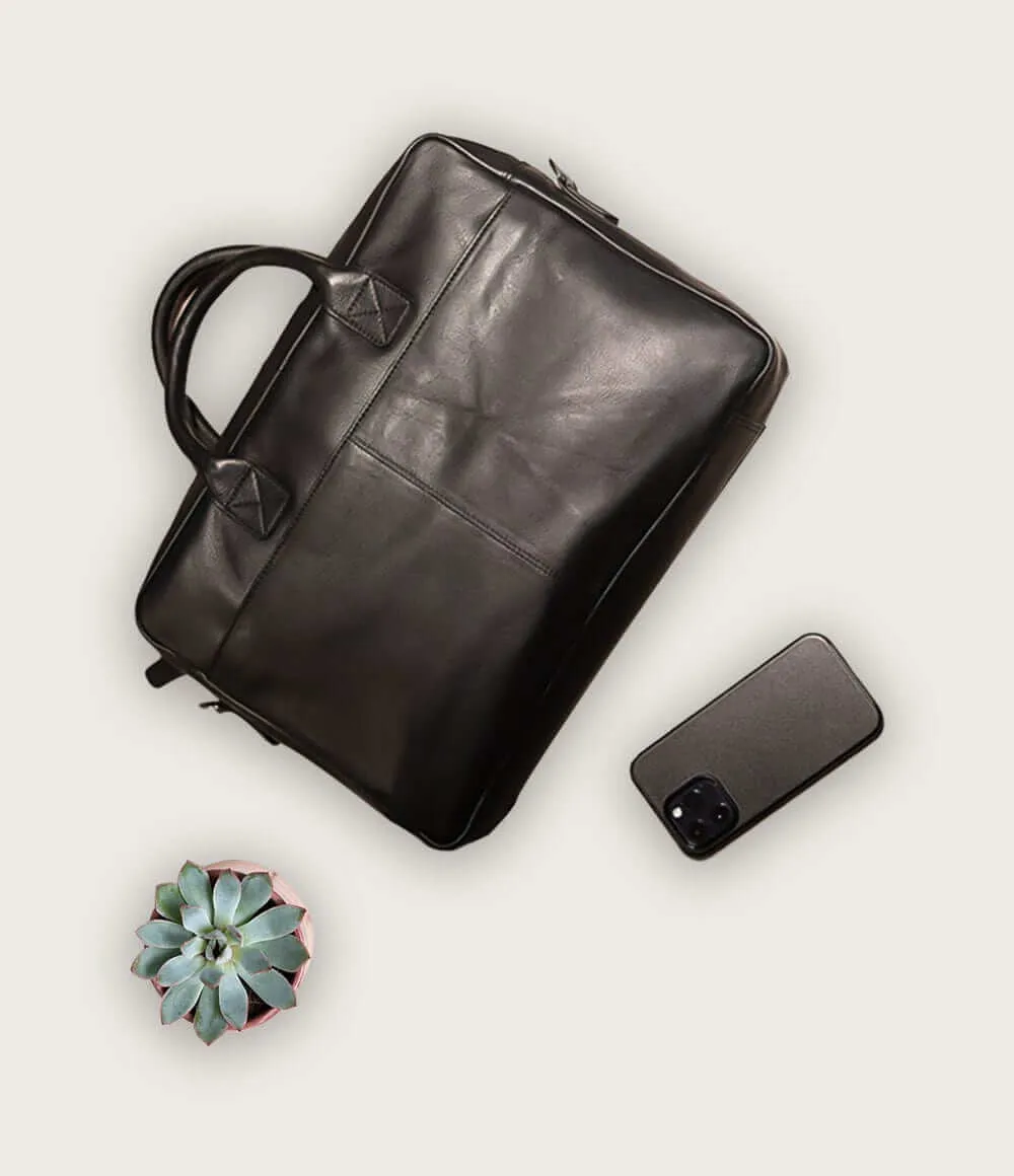 Ivan Leather Laptop Briefcase