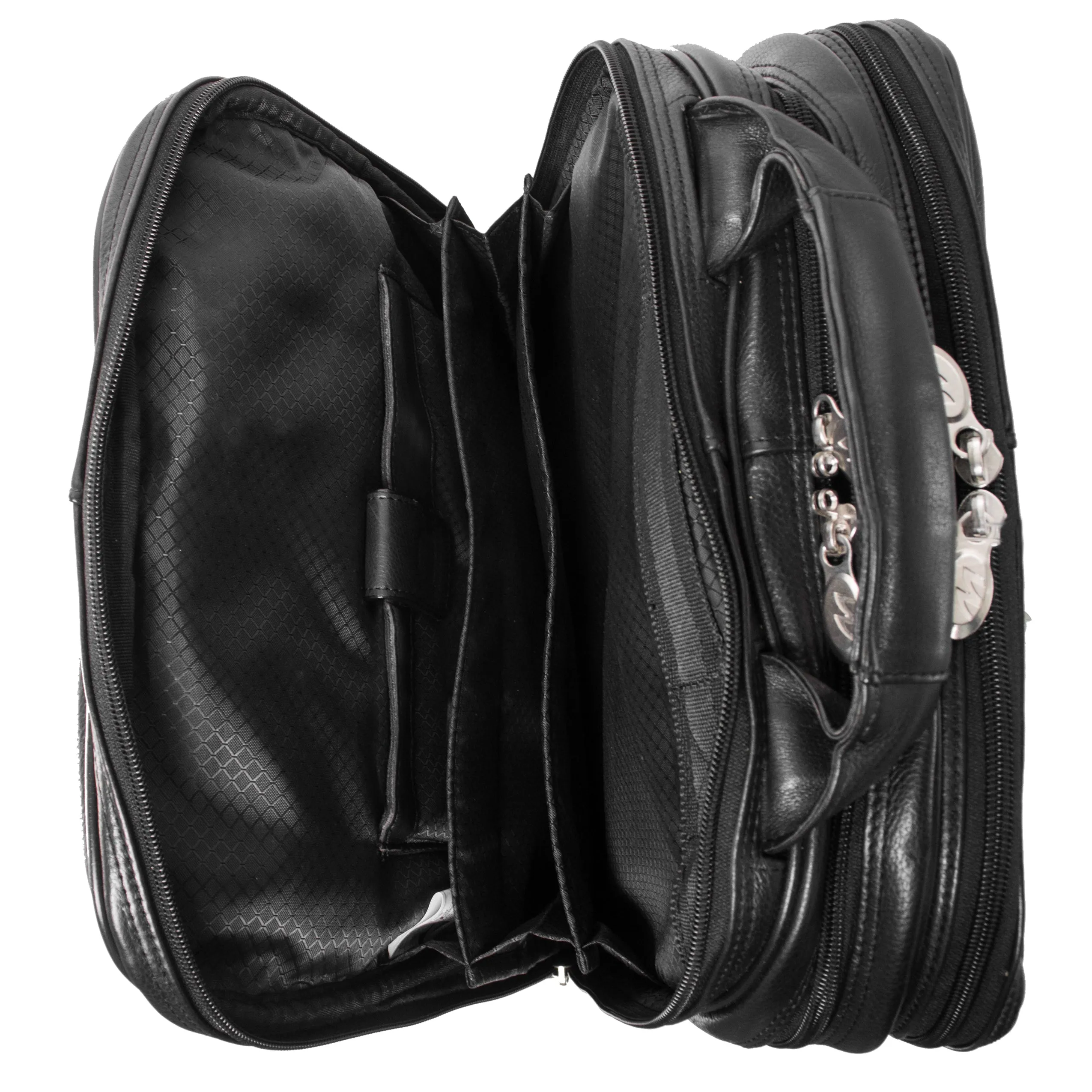 McKlein LINCOLN PARK 15" Leather Three-Way Backpack Laptop Briefcase