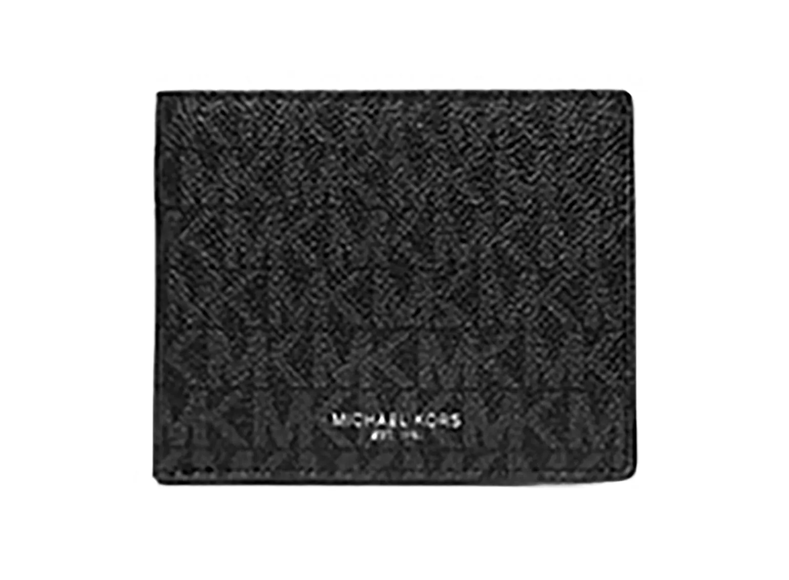 MICHAEL KORS Mens Greyson Logo Slim Billfold Wallet Black