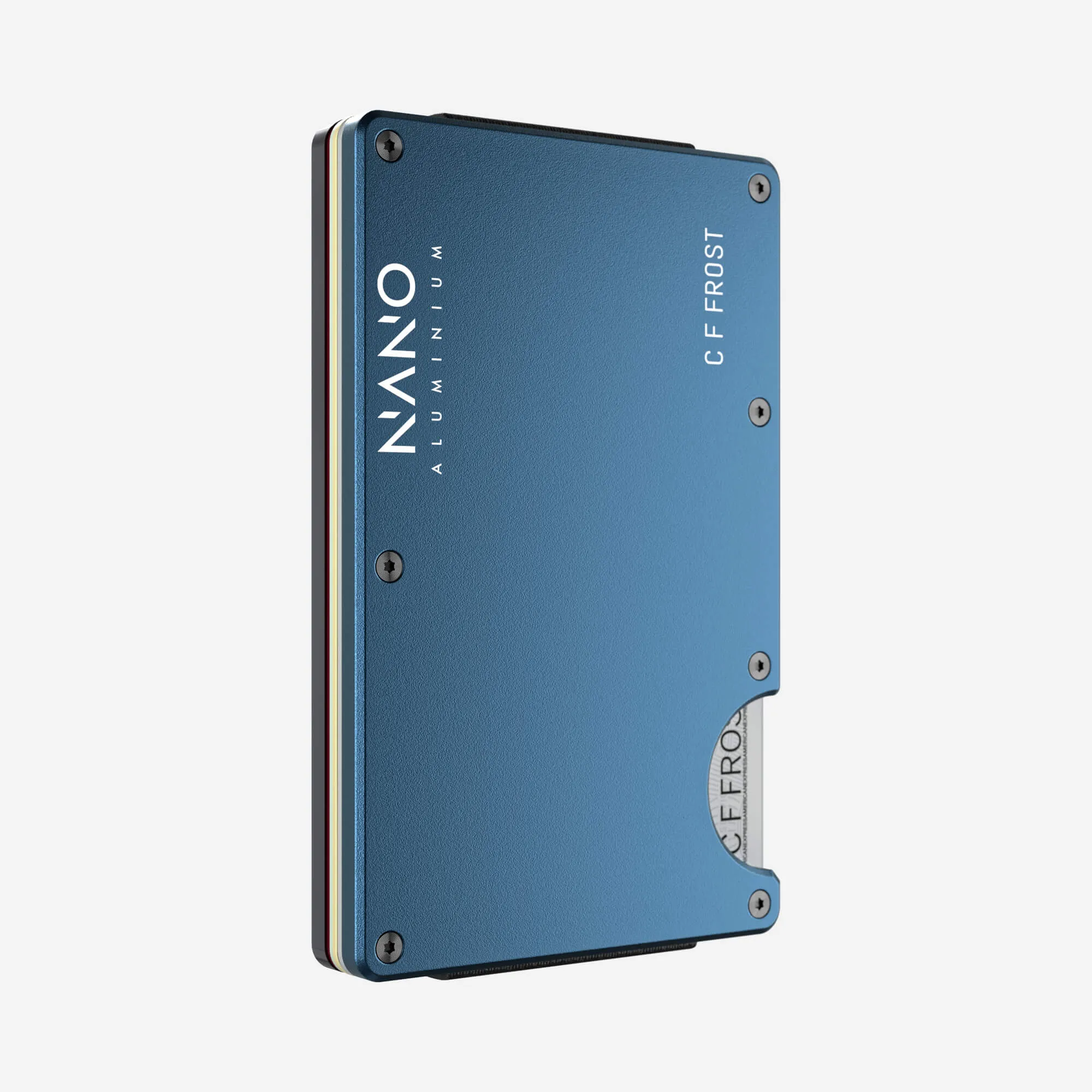 Personalised AirTag Money Clip Wallet (Riviera Navy)