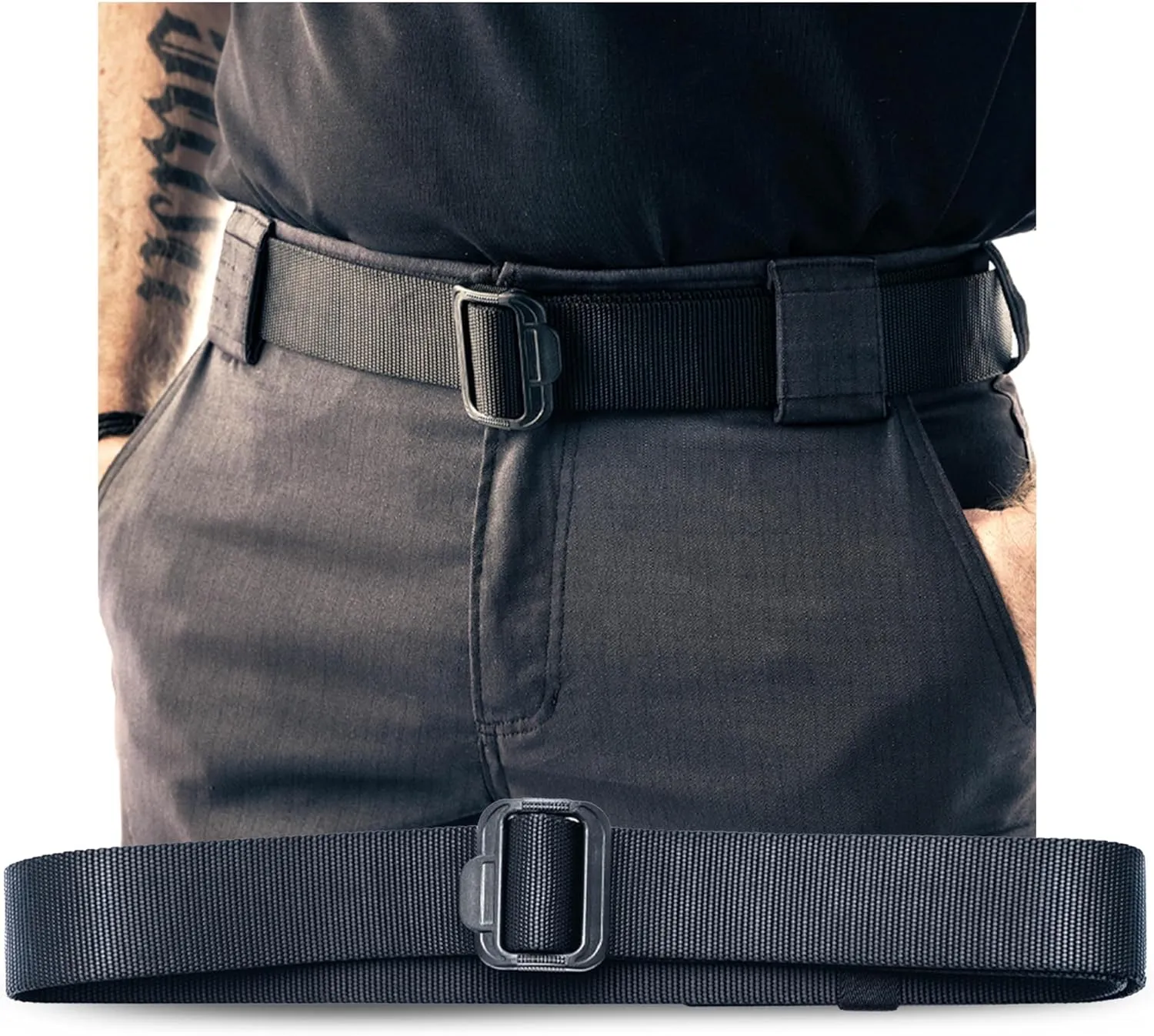 Shirt Stay Plus- Tactical Belt for Men Police and Military - Professional Grade Heavy Duty Tactical Gear