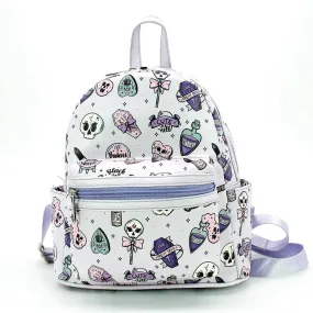 Spooky Girl Mini Backpack in Vinyl. Halloween Backpack